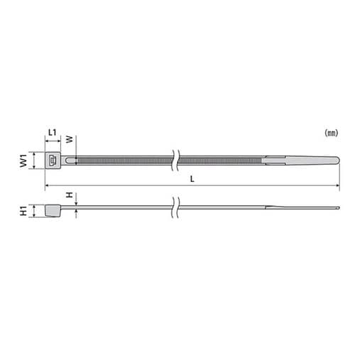 高耐候性 耐塩害結束バンド 1袋(50本