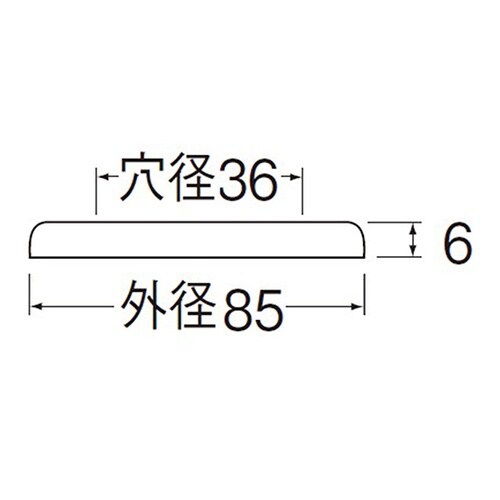 シーリングプレート 呼び/25配管用 J