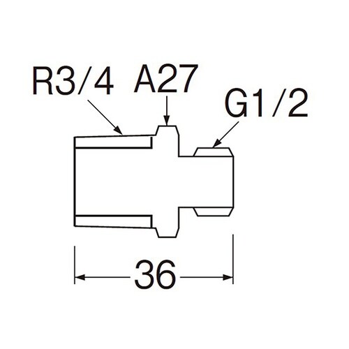 JT201−20X13 異径ニップル