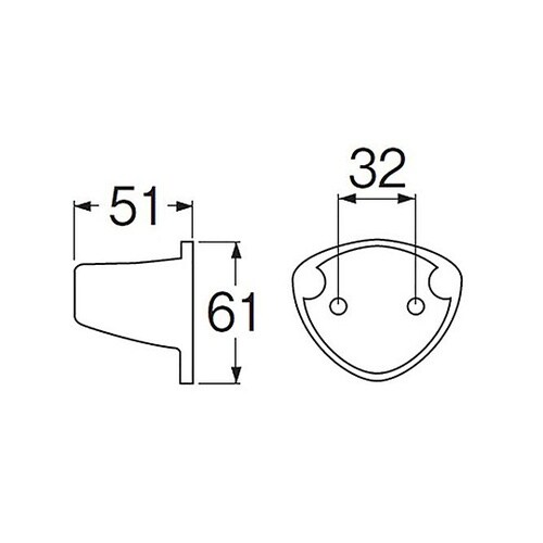 PS30−85−W PCシャワー掛具 白