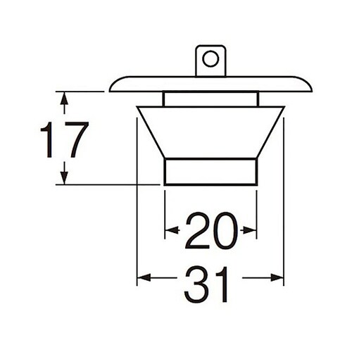 PH27−31クサリ付ゴム栓29ー32用