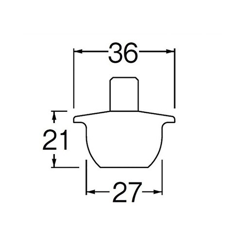 PH270F−27 バス用ゴム栓36mm