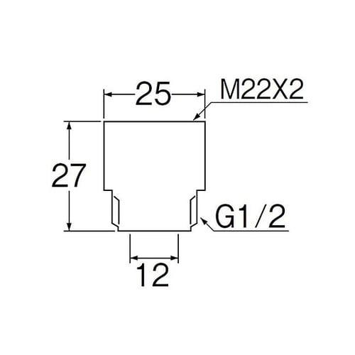 PT250−31シャワーヘッドアダプター