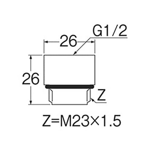 PT250−9 シャワーヘッドアダプター