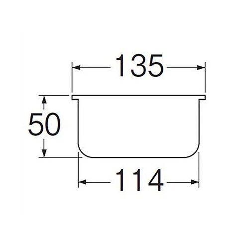 流し排水栓カゴ 135×114mm PH