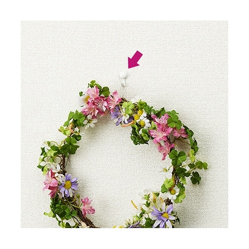 MJ−018W Jフック・ミニ 白 2個