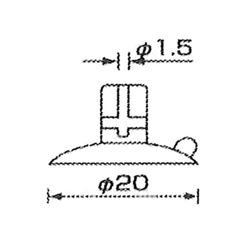 HR−663 強力ファミリー吸盤立横穴式