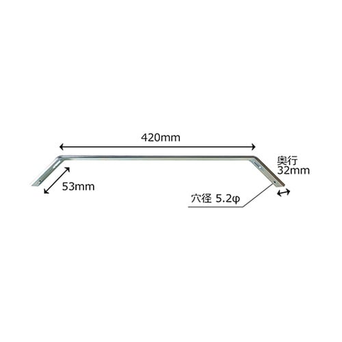 Y−135 ユニクローム長穴ワイド補強材