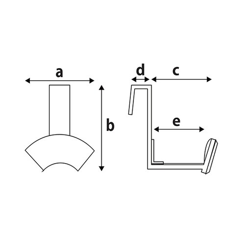 Y−7118−0 扇面カモイ掛 2個