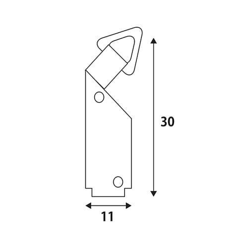 Y−7484−0 P型吊カンブロンズ2個