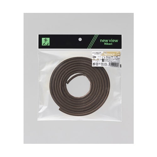 KP52 戸当りクッションテープP型茶