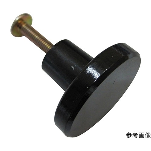 1A618H カラー丸型ツマミ 黒