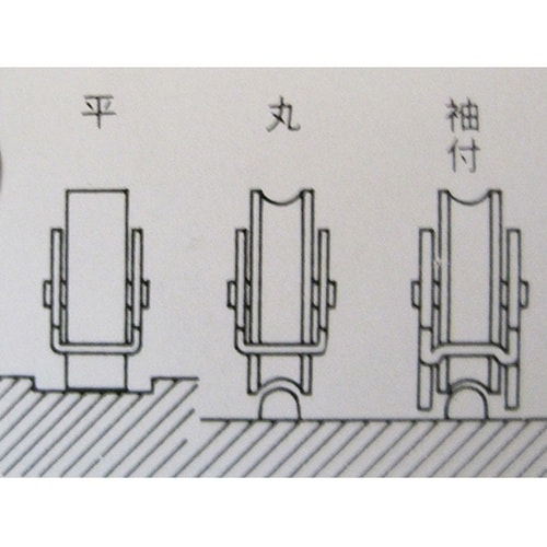 3B016H 防音戸車 平 36mm