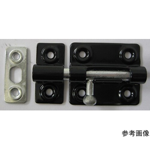 7B604H カラー丸棒ラッチ 黒 小