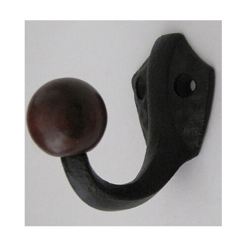 3D008H V型コート掛 黒