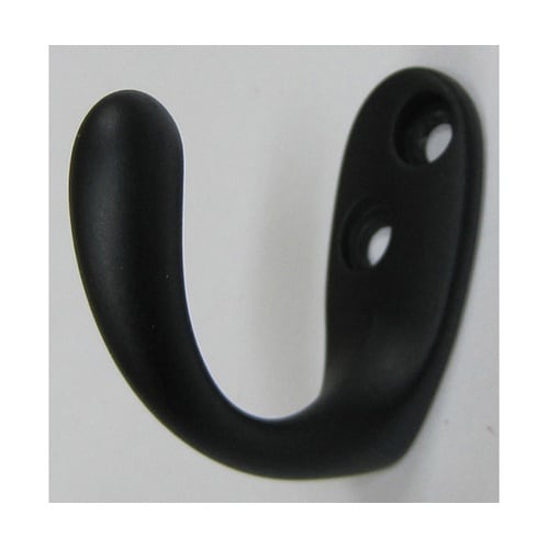 3D088H カラーコート掛 黒 2個入