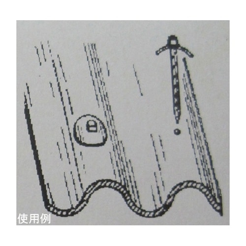 1F211 ポリカ傘釘 クリアー 5個入