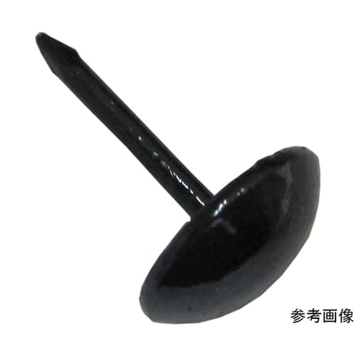 4F082 黒塗太鼓鋲 13mm 28個