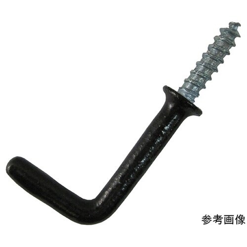 6F208 カラー洋折釘 黒 4個入