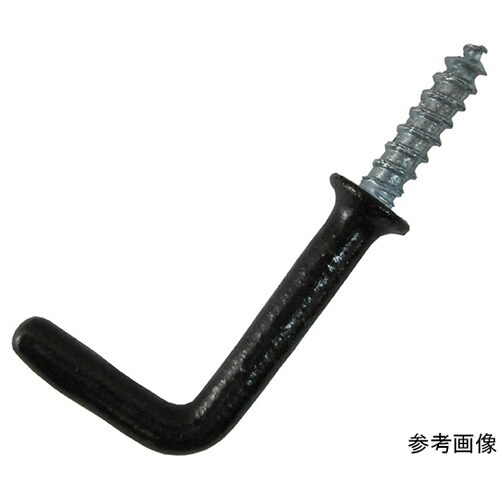 6F211 カラー洋折釘 黒 3個入