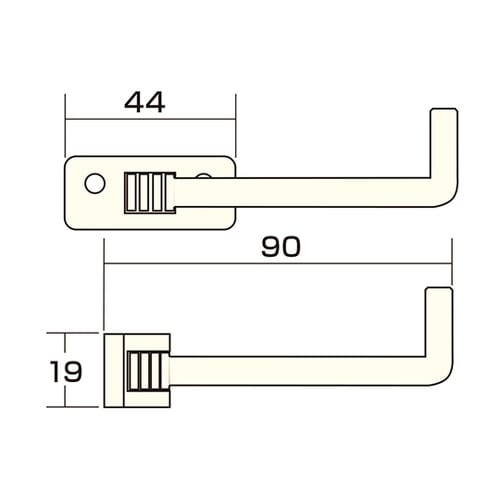 APー079G 回転ロングフック GB