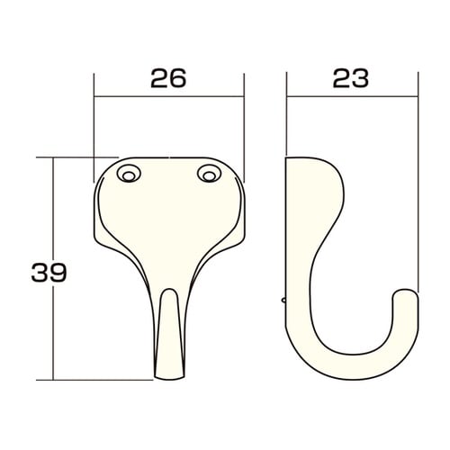 AP−049B F2フック ブラック