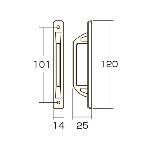AP−562W ビーナス取手 120mm