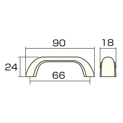 AP−280W PC取手 90mm ナラ