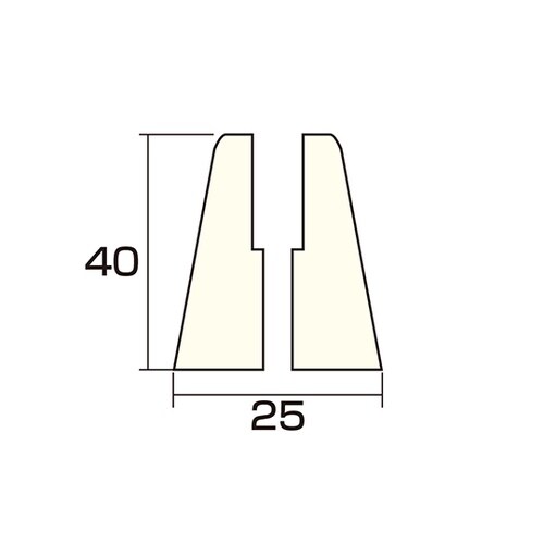 AP−193W AR戸当 40mm 白