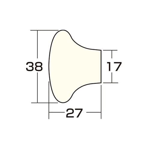 AP−549C 陶器ツマミ プー3