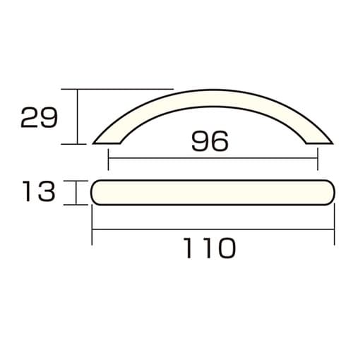 AP−276W ムーンハンドル110mm