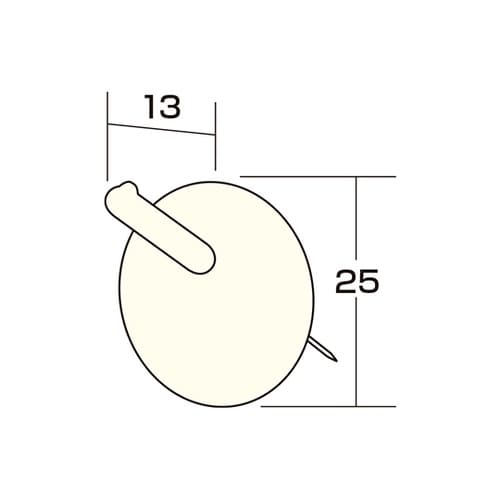 プッシュフック ホワイト 2個入 AP−