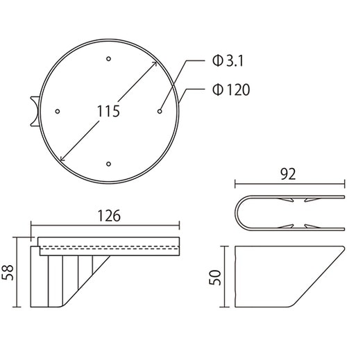 AP−3023B トレイ ブラック