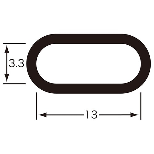 29470 鉄 リンクUチェーン 黒