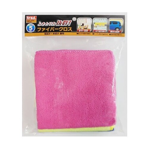 TFC−5 マイクロファイバクロス5PC