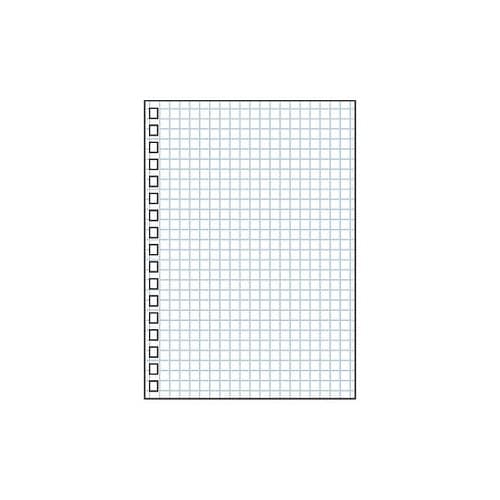 ツイストノート 専用リーフ・薄色方眼罫