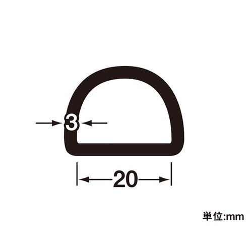 11109 ステンレスDリング 3×20