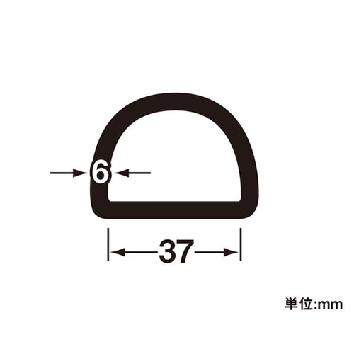 11115 ステンレスDリング 6×37