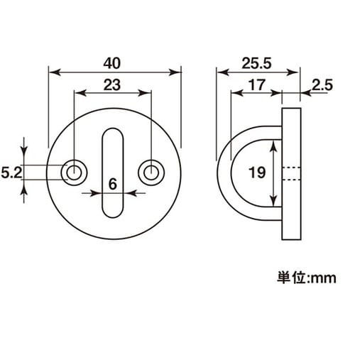 11157 ステンレスラウンドアイ6mm
