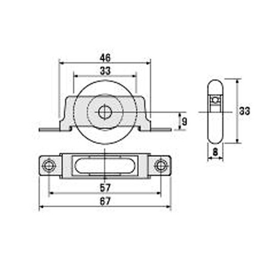 17343 精密防音戸車B入