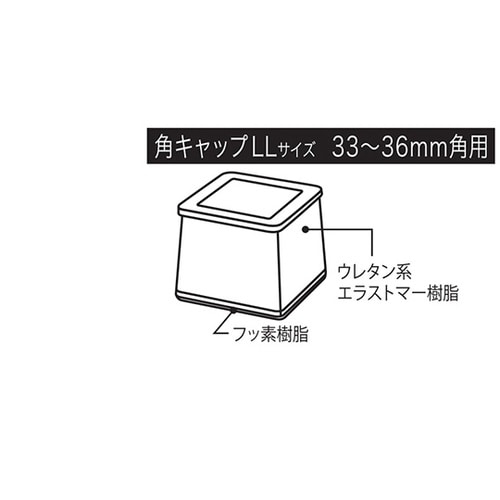 A173 スライドクッション角キャップ