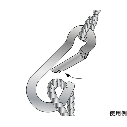 15−418 スプリングフックつや消し黒