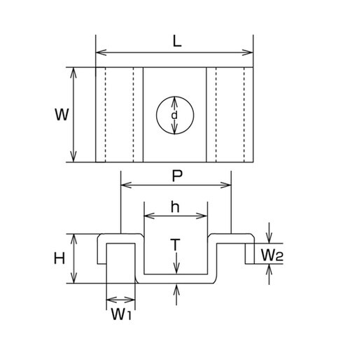B2146ステンレスグレーチングクリップ