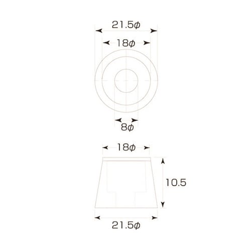 M30000U公団戸当用(ゴムのみ)黒色