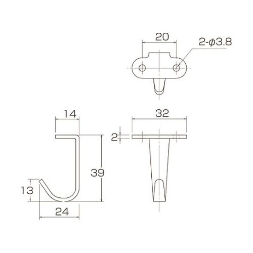 S756 000 ステンレスフック