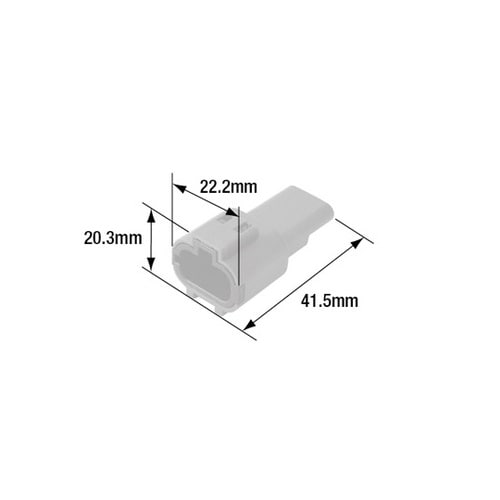FRM106N 防水ハウジング メス