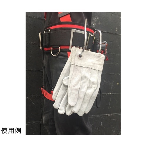 AG3029 牛床革手袋 外縫 ハトメ付