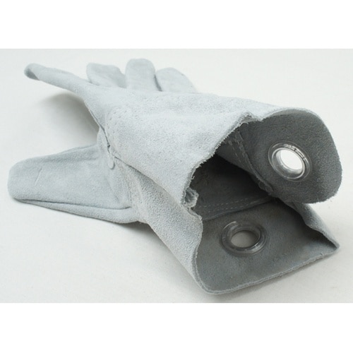 AG3029 牛床革手袋 外縫 ハトメ付