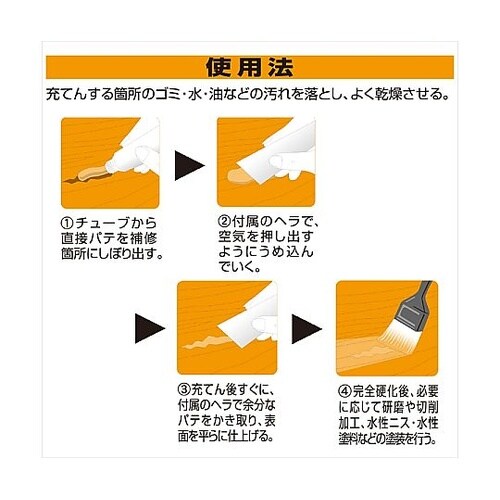 HC−151 木工パテA タモ白 箱