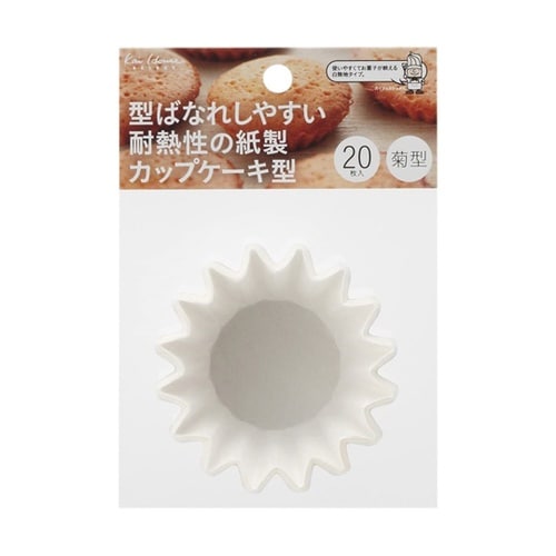 #000DL6412 カップケーキ型 菊